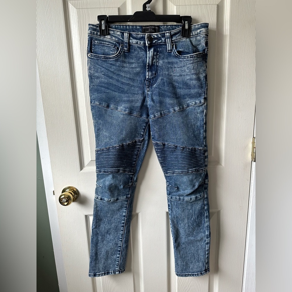 Mens No Boundaries Moto Jeans 30x30